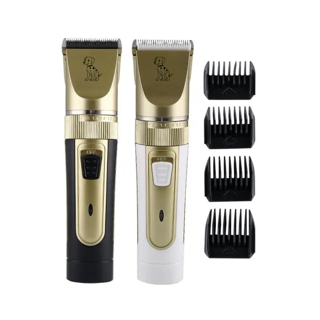 Tosatrice per Cani e Gatti Professionale Senza Fili - Tosacani Elettrico Ricaricabile Ultra Silenzioso, Regolatore Lunghezza Lama, Kit Rasoio Pelo Animali con 4 Pettini Guida Intercambiabili