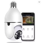 Telecamera Wi-Fi a Lampadina E27 5G: IP Camera Motorizzata 360° con LED Notturni