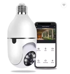 Telecamera Wi-Fi a Lampadina E27 5G: IP Camera Motorizzata 360° con LED Notturni
