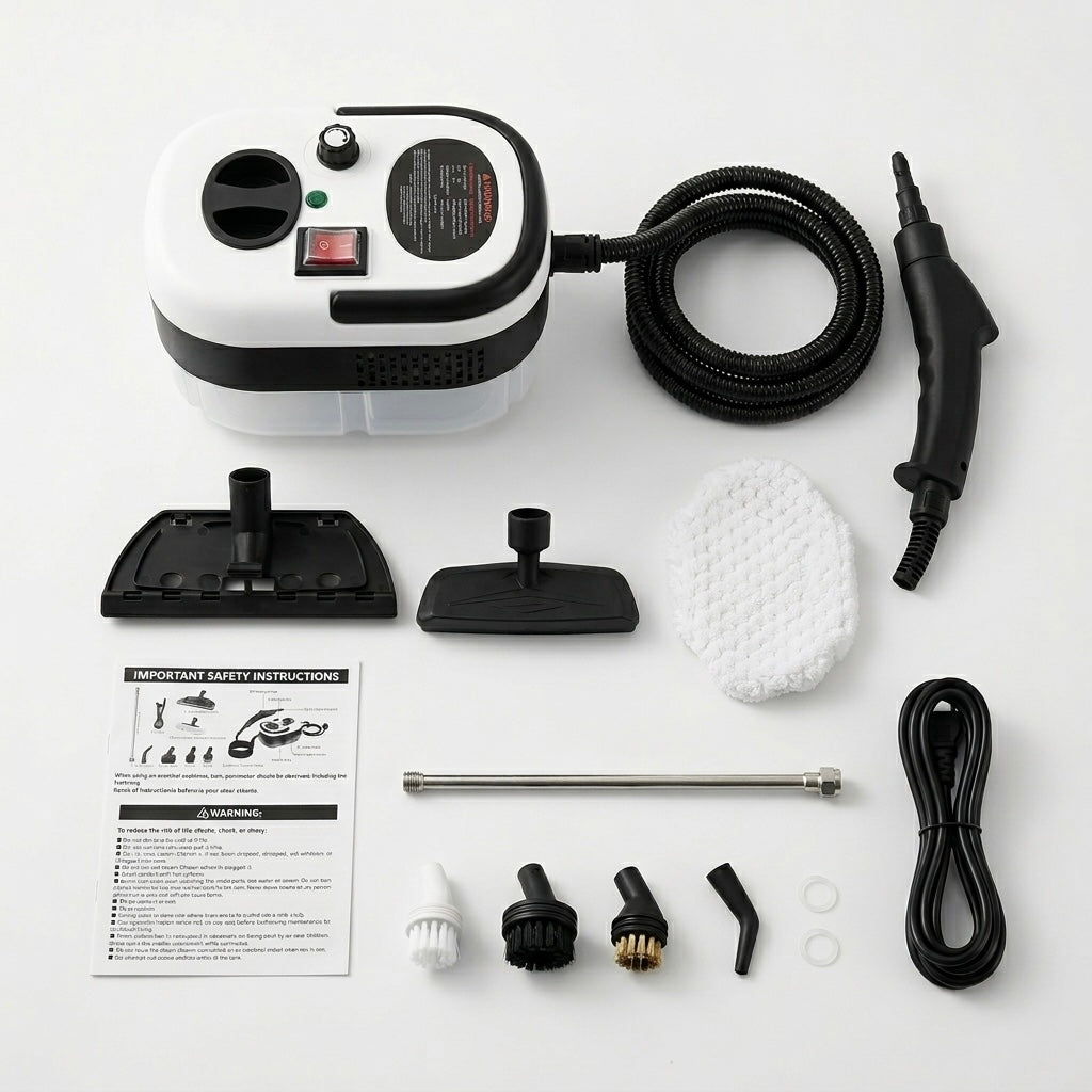 Generatore di Vapore Portatile Manuale | Sanificatore Ecologico per Cucina, Bagno e Auto