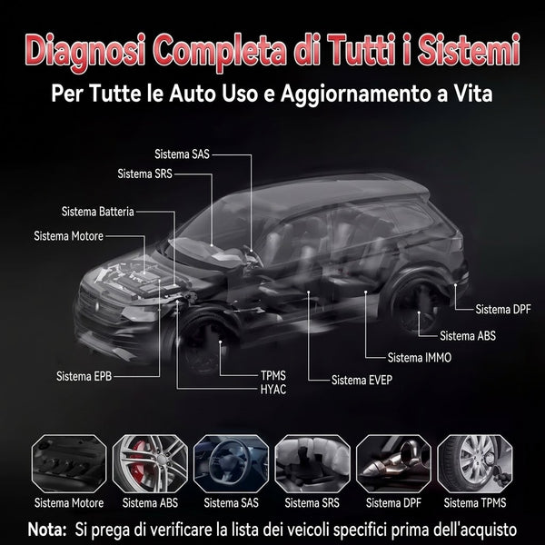KONNWEI MAXOBD Bluetooth 5.0 – Dispositivo di Diagnostica Auto OBD2 Professionale con Test Batteria e Lettore Codici DTC