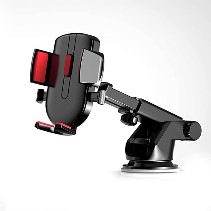 Supporto Smartphone Auto con Ventosa: Porta Telefono Telescopico Regolabile 360°