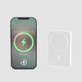 Power Bank Wireless Magnetico Sottile – Batteria Portatile Esterna ad Aggancio Rapido