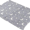Coperta che si Illumina al Buio in Pile | Plaid Fluorescente Luminoso con Lune e Stelle, Morbida Copertina Termica in Flanella, Regalo Bambini