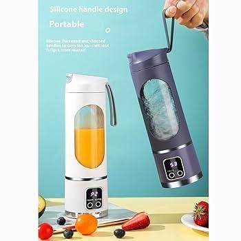 Mini Frullatore Portatile Ricaricabile USB: Smoothie Maker Smart con Display LED