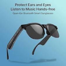 Occhiali Bluetooth Audio Senza Fili | Occhiali da Sole Smart Open-Ear con Altoparlanti Integrati, Cuffie Wireless e Comandi Touch Universali