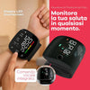 Misuratore di Pressione da Polso Digitale | Sfigmomanometro Elettronico Automatico con Display LED Touchscreen e Comando Vocale Parlante