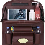 Organizzatore Auto Sedile Posteriore Impermeabile, Tasche Portaoggetti e Porta Ombrello, Accessori Viaggio Universali