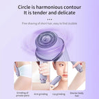 Rasoio Elettrico Donna 2-in-1 | Rifinitore Bikini di Precisione e Rasoio Viso con Testine Intercambiabili, Epilatore Portatile USB per Corpo e Gambe