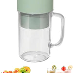 Mini Frullatore a Tazza Ricaricabile | Frullatore Portatile per Frutta Fresca e Shake, Spremitore di Succhi Wireless per Ufficio, Casa e Outdoor